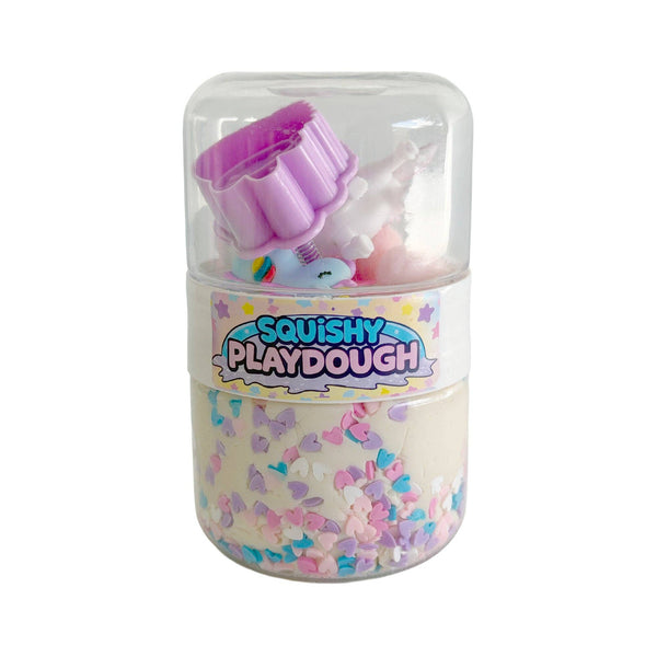 Squishy Play Playdough Mini Jar – Unicorn