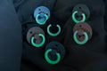 BIBS Round GLOW Pacifier - 2 Pack
