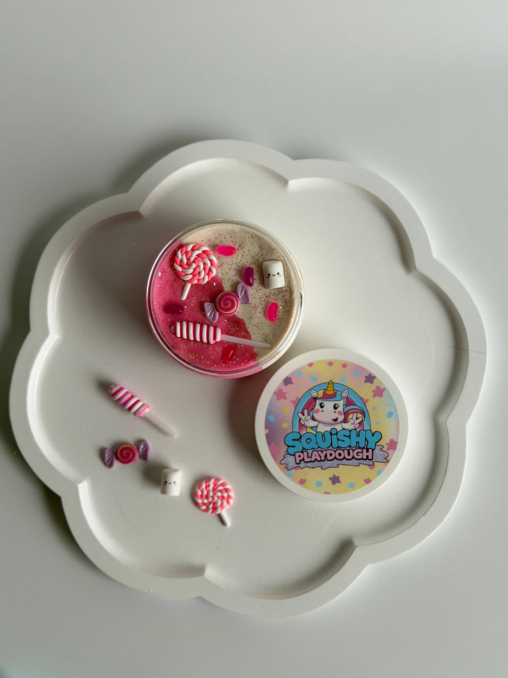 Squishy Play Playdough Tub – Candy