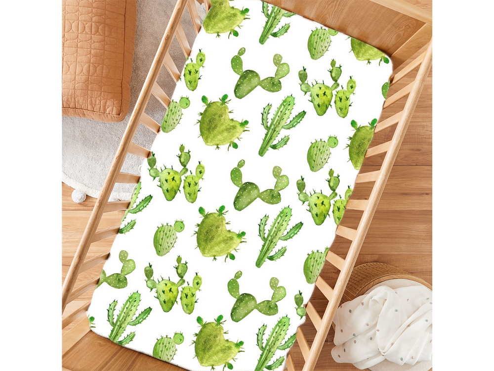 Cactus Oasis Cot Sheet