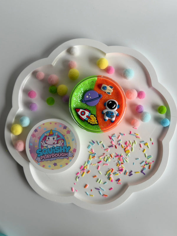 Squishy Play Playdough Tub – Into Space