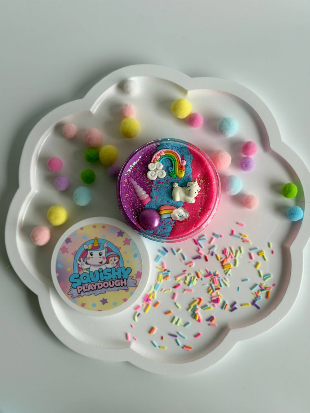 Squishy Play Playdough Tub – Unicorn