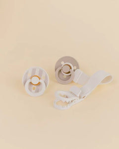 BIBS Colour Dummy & Loop Clip Gift Set