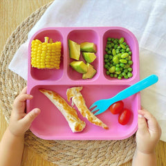 Plant-Based Bento Plate - Pink (22x21cm)