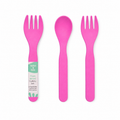Plant-Based Cutlery Set - Pink (13cm)