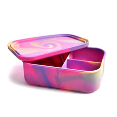 Bento-Style Lunch Box 3 Compartment Silicone