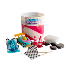 Squishy Play Playdough Mini Jar – Cars