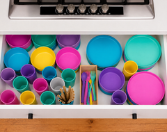Plant-Based Cutlery Set - Pink (13cm)