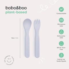 Plant-Based Cutlery Set - Green (13cm)