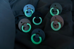 BIBS Round GLOW Pacifier - 2 Pack
