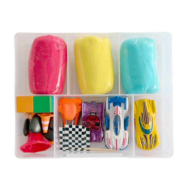 Squishy Play Deluxe Sensory Kit – Let's Race Cars