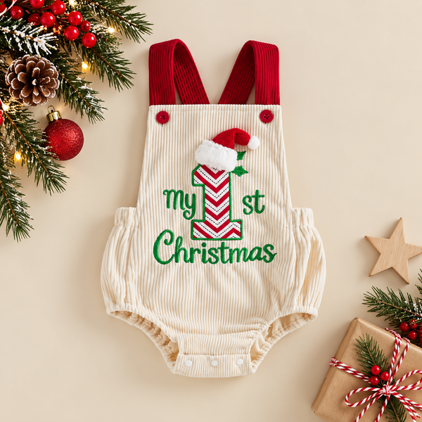 Santa’s Little One Christmas Romper