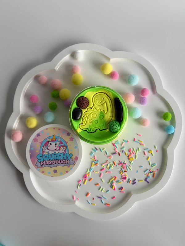 Squishy Play Playdough Tub – Dinosaur