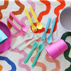 Plant-Based Cutlery Set - Blue (13cm)