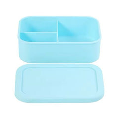 Bento-Style Lunch Box 3 Compartment Silicone