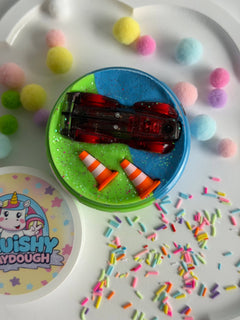 Squishy Play Playdough Tub – Lets Race Cars