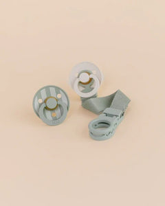 BIBS Colour Dummy & Loop Clip Gift Set