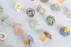 BIBS Round Colour Pacifier - Size 3 (18+ Months) 2 Pack