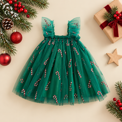 Christmas Wishes Tulle Dress