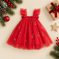 Christmas Wishes Tulle Dress
