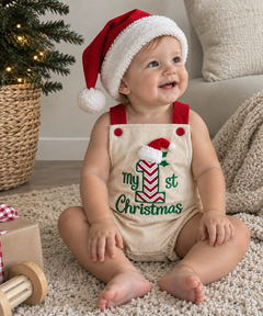 Santa’s Little One Christmas Romper