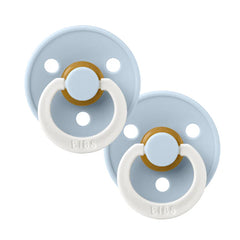 BIBS Round GLOW Pacifier - 2 Pack
