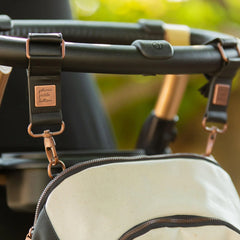 Petunia Pickle Bottom Stroller Clip Set - Antique Copper