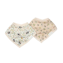 LouLou Lollipop Bandana Bib Set - 2pk