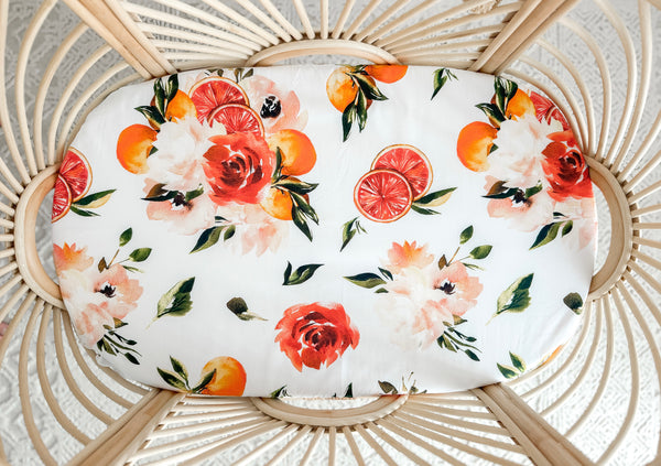 Citrus Blossom Bliss Bassinet Sheet