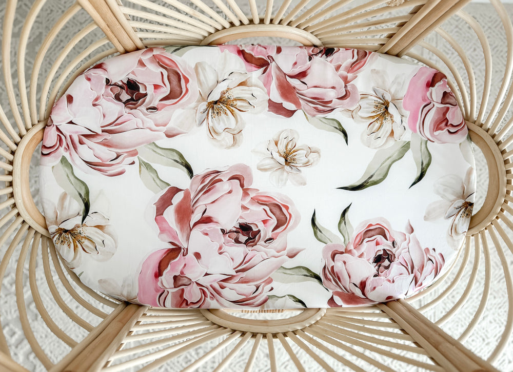 Peony Paradise Bassinet Sheet