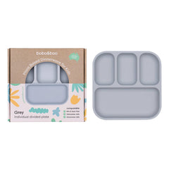 Plant-Based Bento Plate -  Grey (22x21cm)