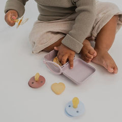 BIBS Round Colour Pacifier - Size 2 (6+ Months) 2 Pack
