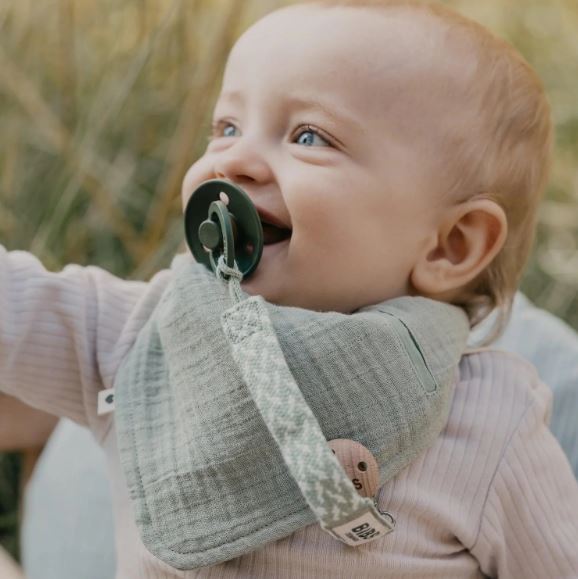 BIBS Round Colour Pacifier - Size 2 (6+ Months) 2 Pack