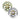 BIBS Boheme GLOW Pacifier - 2 Pack