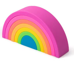 Montessori Silicone Rainbow Stacker