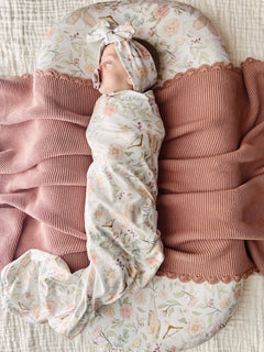 Cuddle Bug & Co Organic Jersey Baby Wrap Set Amelia