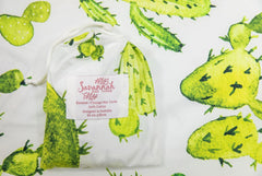 Cactus Oasis Bassinet Sheet