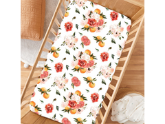 Citrus Blossom Bliss Cot Sheet