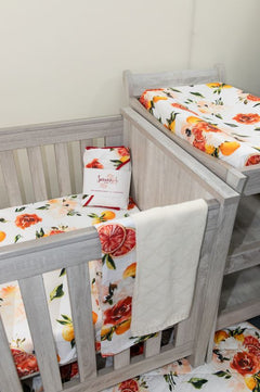 Citrus Blossom Bliss Cot Sheet