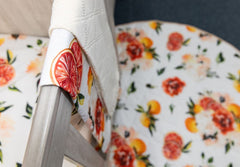 Citrus Blossom Bliss Muslin Swaddle
