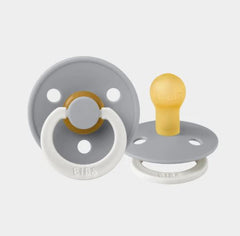 BIBS Round GLOW Pacifier - 2 Pack