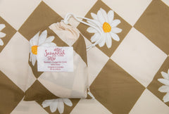 Daisy Gingham Delight Bassinet Sheet