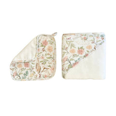 Cuddle Bug & Co Hooded Towel & Wash Cloth Set Amelia