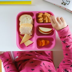 Plant-Based Bento Plate - Pink (22x21cm)