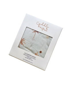 Cuddle Bug & Co Co-Sleeper Sheet Desert Palms