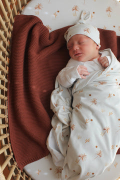Cuddle Bug & Co Co-Sleeper Sheet Desert Palms