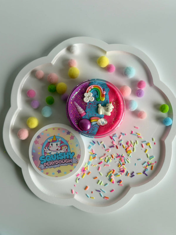 Squishy Play Playdough Tub – Unicorn