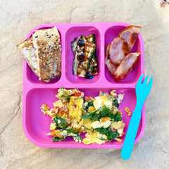 Plant-Based Bento Plate - Pink (22x21cm)