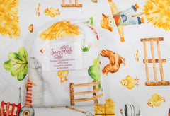 Farmyard Friends Bassinet Sheet