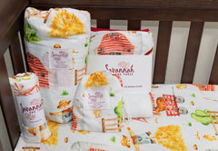 Farmyard Friends Muslin Swaddle